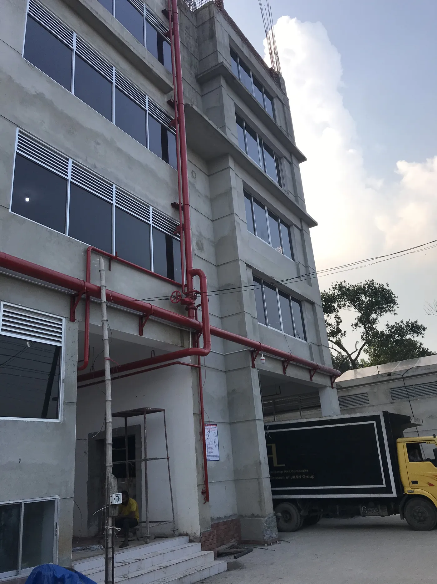 Loading and dispatch dock at our factory