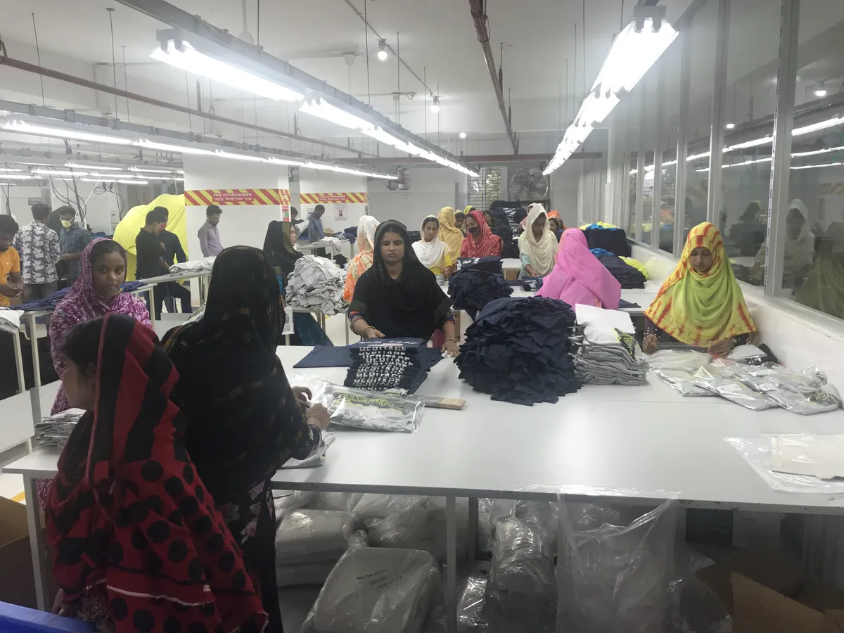Sewing Lines — 300+ Skilled Operators at our Dhaka garment factory
