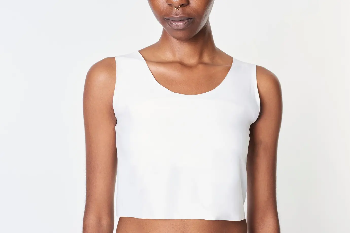 Cropped top mockup